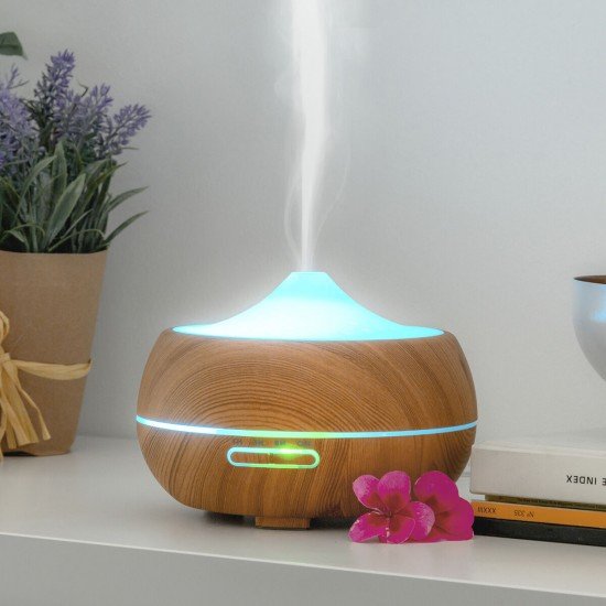 Humidificateur à diffuseur darômes avec led multicolore