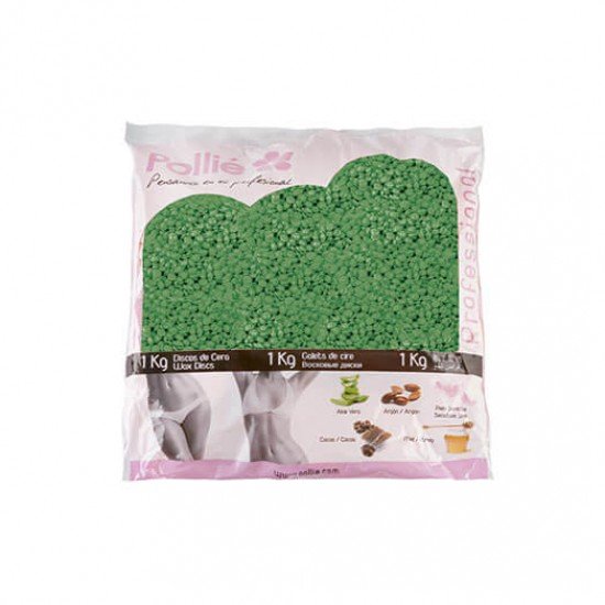 Sachet de perles de cire à épiler vert (1 kg)